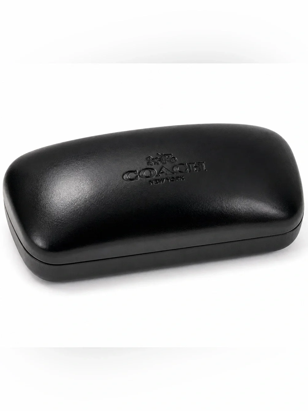 Coach New York Black Hard Shell Clamshell Eyeglass Sunglass Case